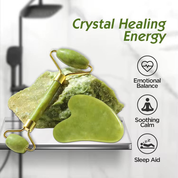 ✨ Ophéra™ Jade Face Roller – Natural Skin Revitalization✨