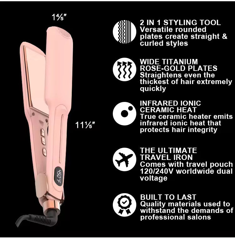 ✨ Ophéra™ Professional Infrared Ceramic Hair Straightener✨