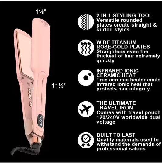 ✨ Ophéra™ Professional Infrared Ceramic Hair Straightener✨