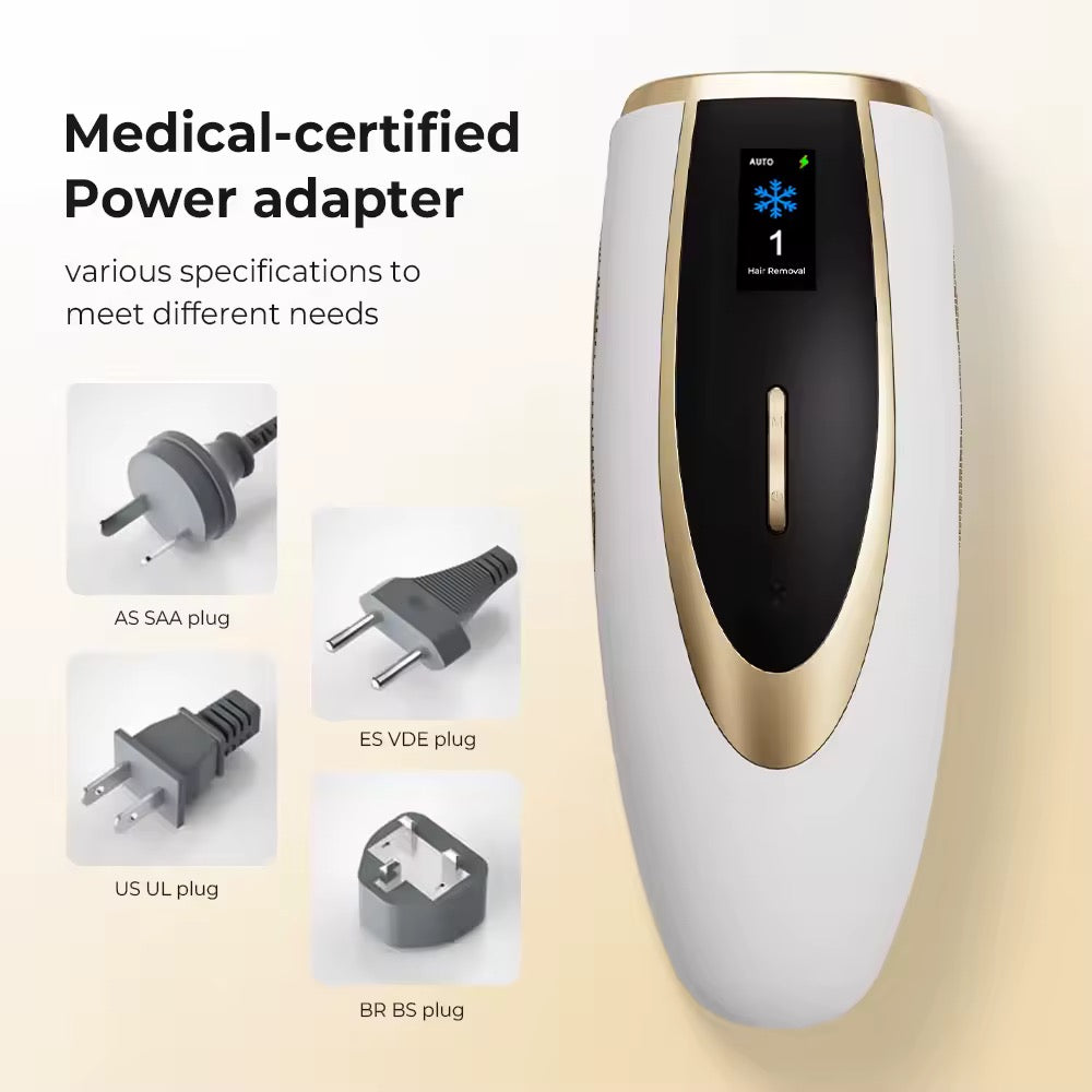 ✨ Ophéra™ IPL Hair Removal Device – Painless Ice Cooling Technology ✨